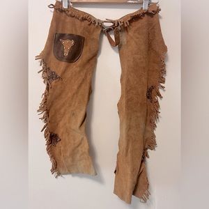 Kids Suede Chaps Great for Halloween/costume Cowboy/Western theme